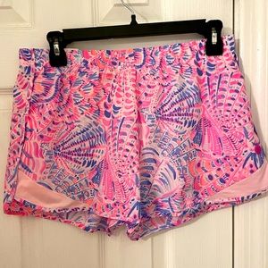2 pairs Lilly Pulitzer Luxletic Ocean Trail Shorts bundle